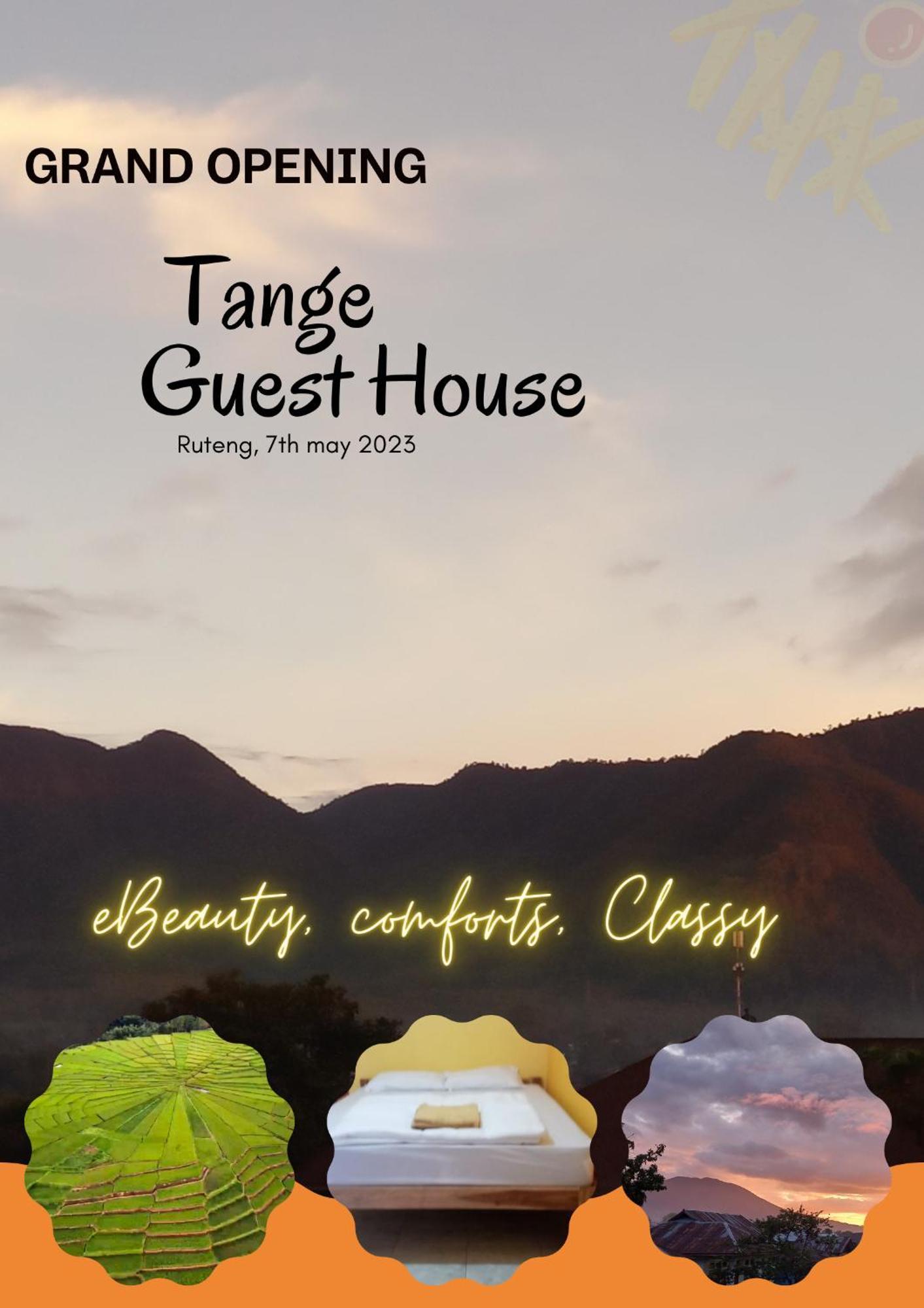 Tange Guest House Ruteng Exteriér fotografie